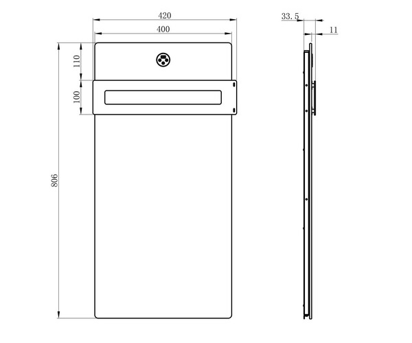полотенцесушитель WONZON & WOGHAND STUTTGART,420х806
